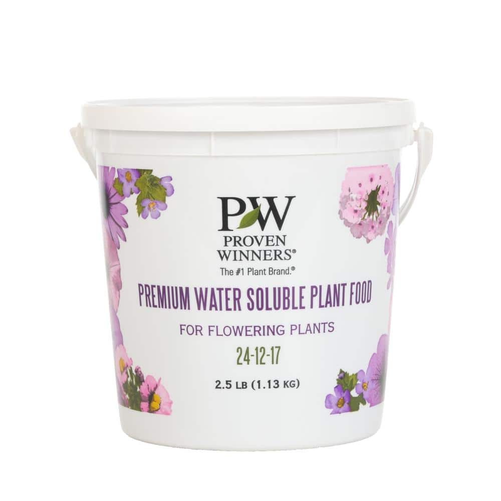 Proven Winner Water Soluble Fertilizer 2.5lb 24-12-17 Fast Growing Plants 2 Pack