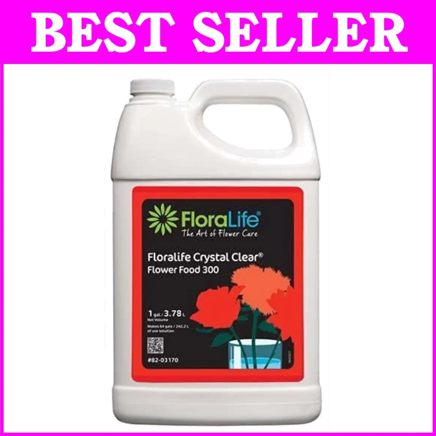 1 Gallon Floralife Flower Food – Ultimate Solution for Fresh Flowers and Stems