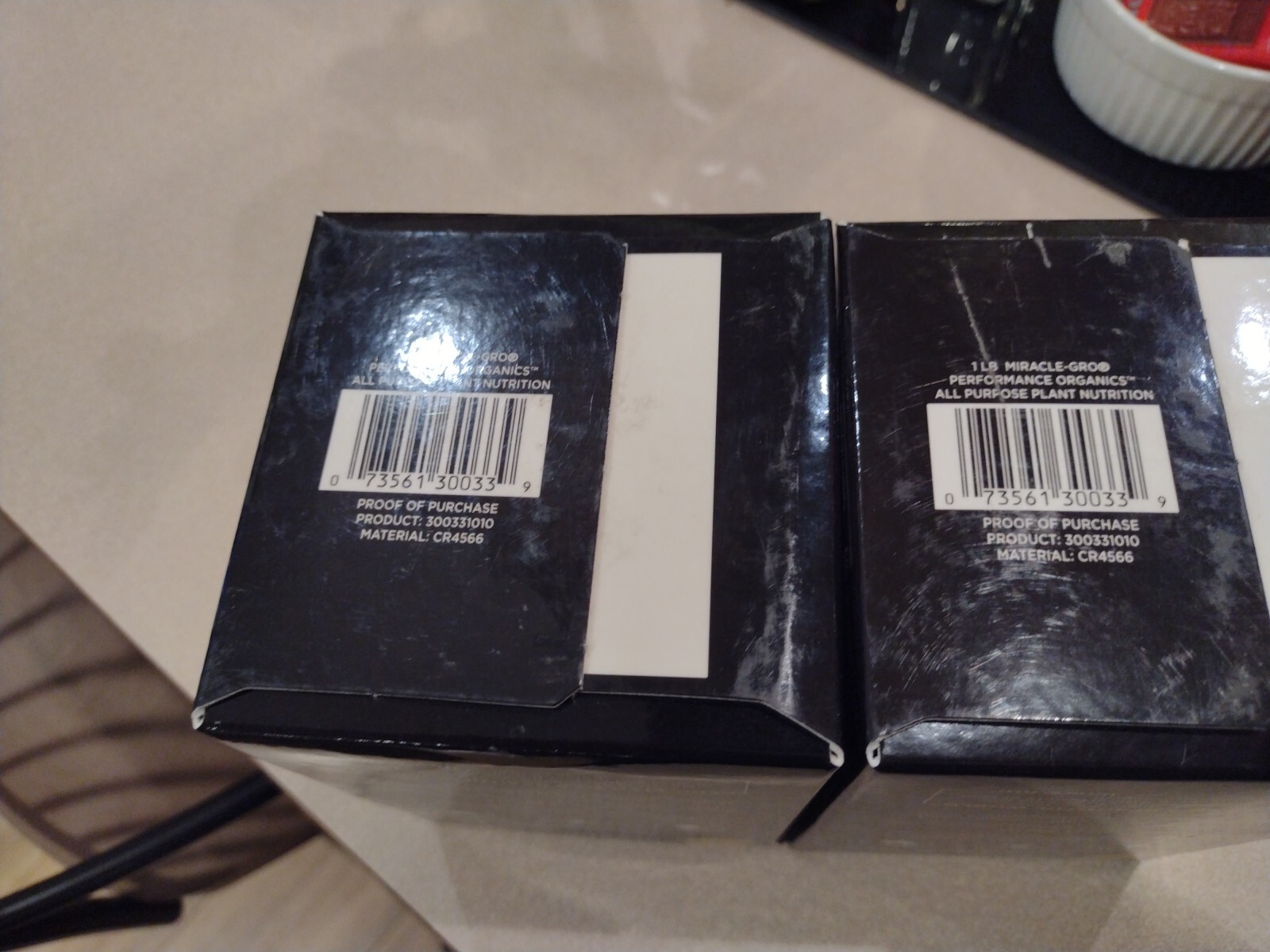 2 Boxes Miracle-Gro Performance Organics All Purpose Plant Food 1 lb Each E1