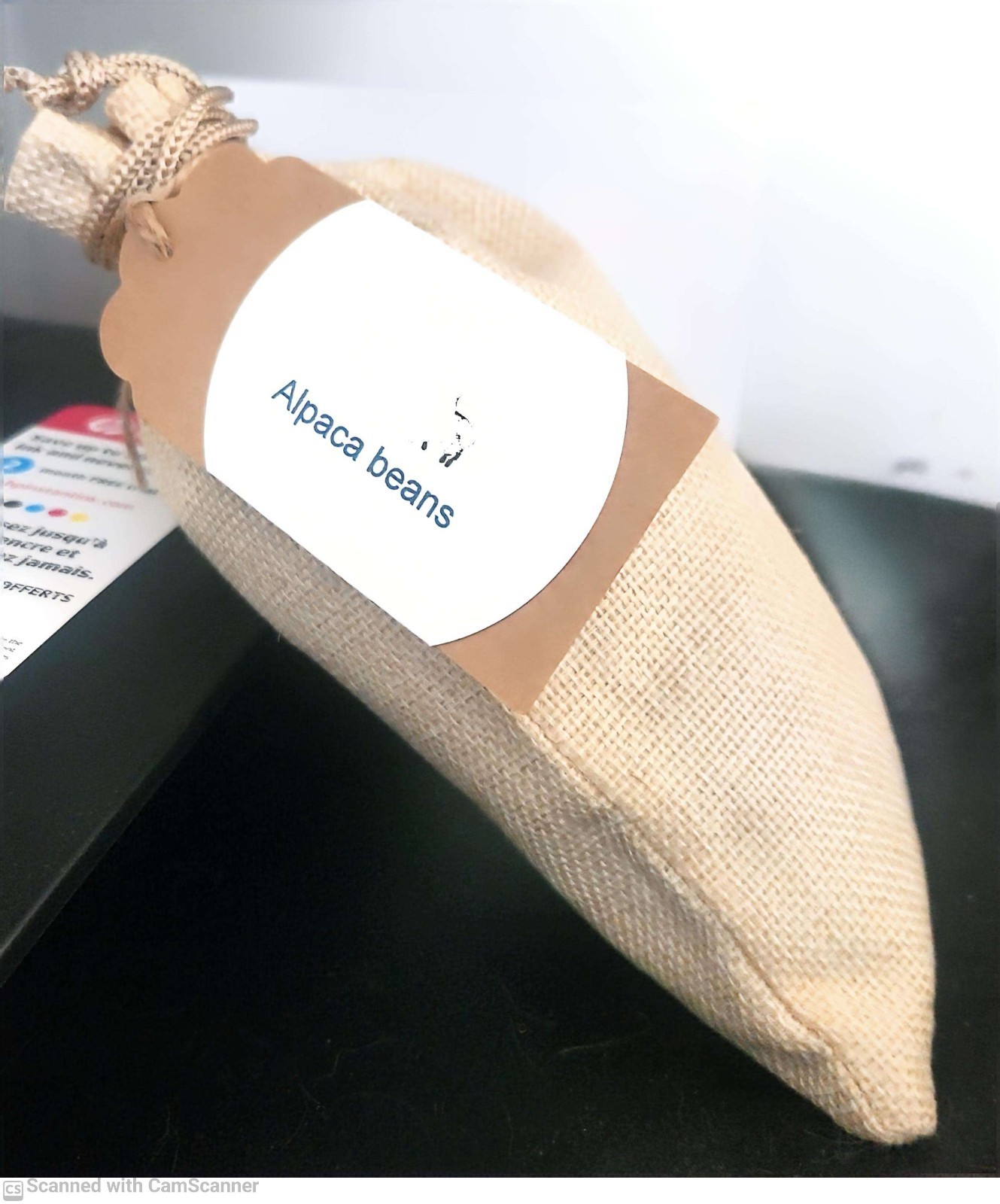 Alpaca beans/Poop for Houseplants, Seedlings, Garden 5 To 6OZ burlap bags