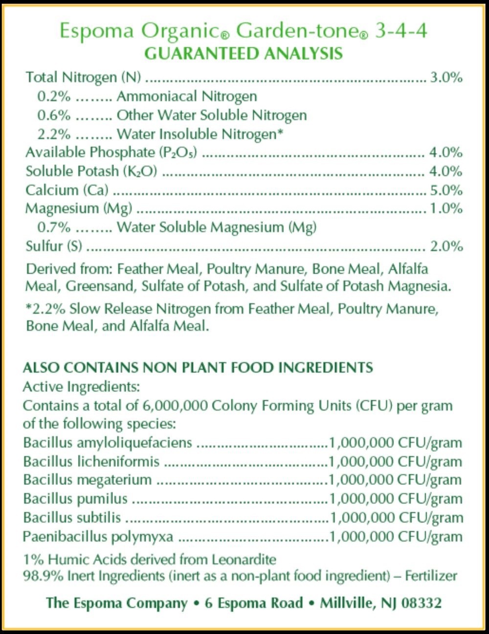 tone Organic Food, 27lbs