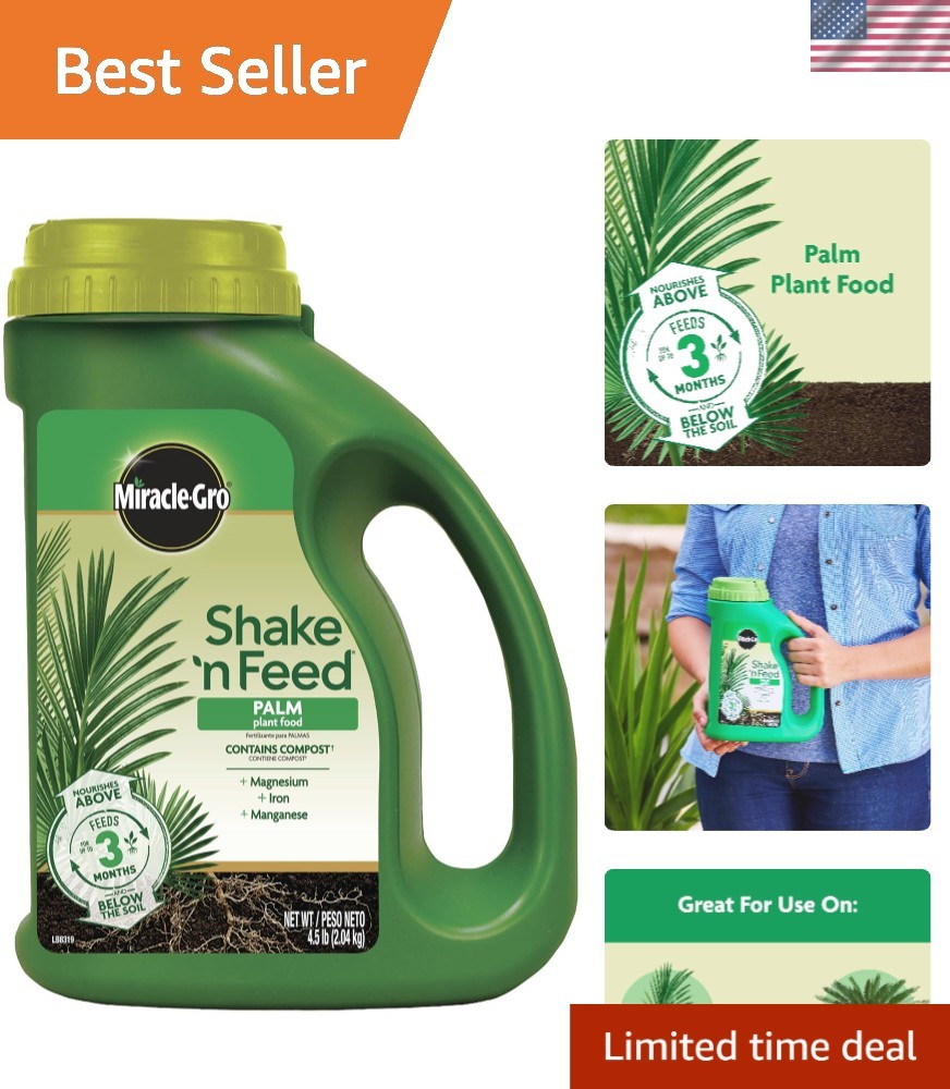 Shake ‘N Feed Palm Plant Food, 4.5 lb. | Fertilizer for Container and In-Grou…