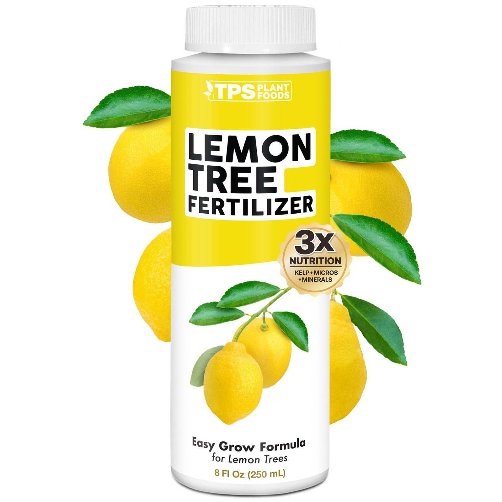 Lemon Tree Fertilizer – Liquid Plant Food for More Fruit, 8 oz (1/2 Pint)