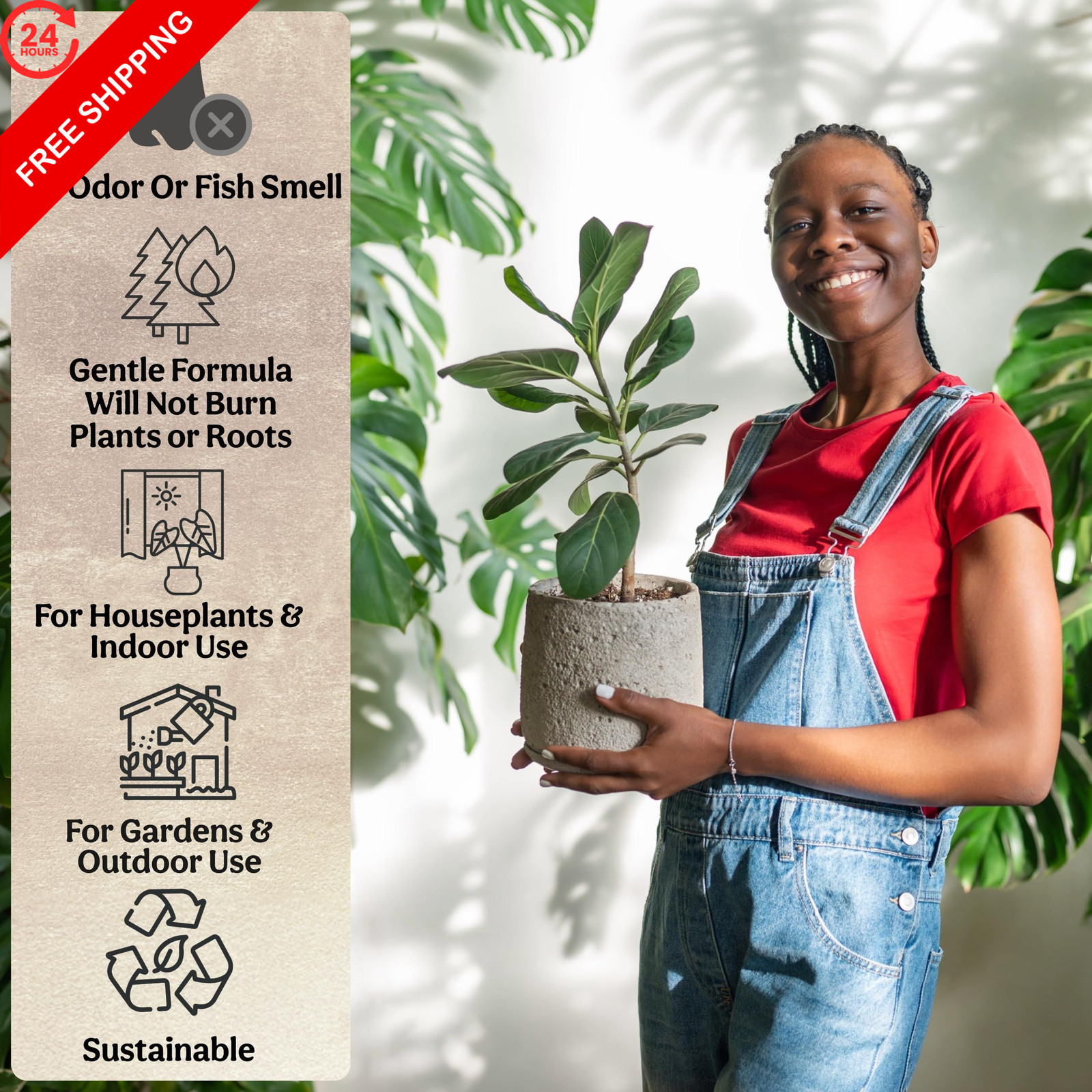 Grow Queen All-in-One Complete Organic Plant 7 Pack Single Servings (0.28 lb)