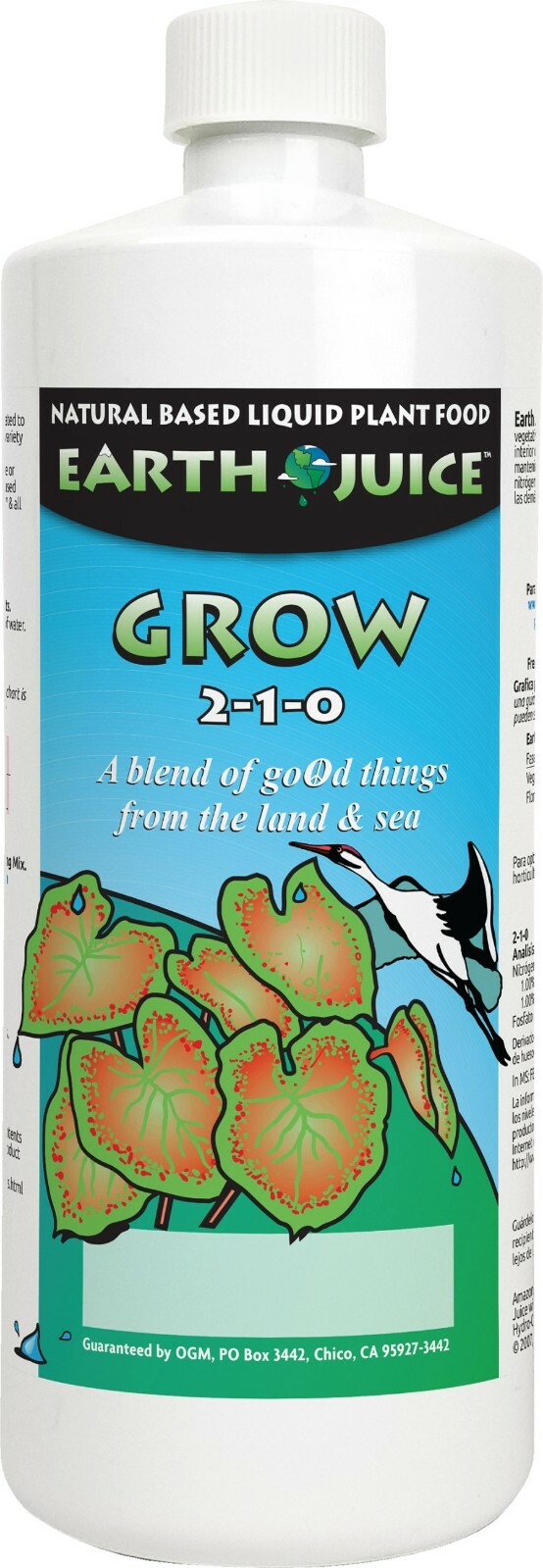 EARTH JUICE GROW 2-1-0 ROCK PHOSPHATE 32 OZ