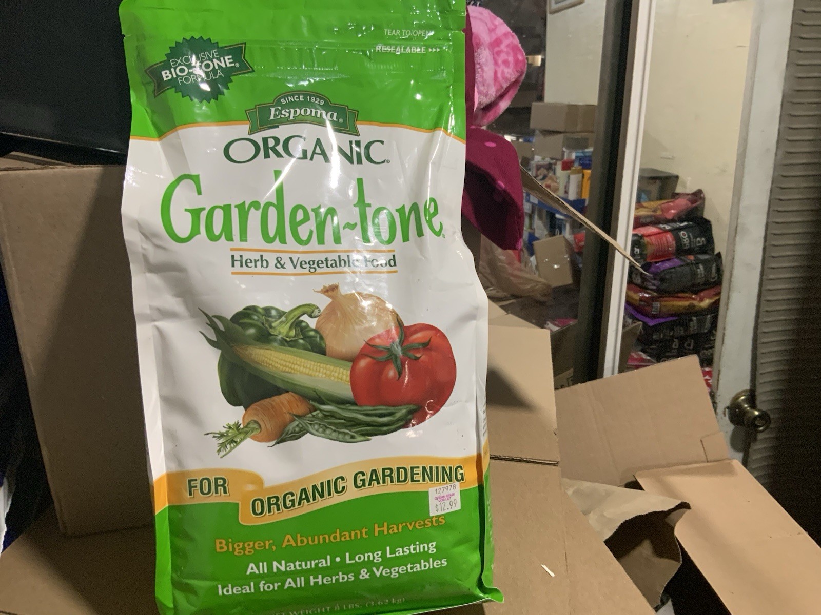 Espoma Organic Garden-tone Fertilizer, Herb & Vegetable Food Granules 4 lb Bag