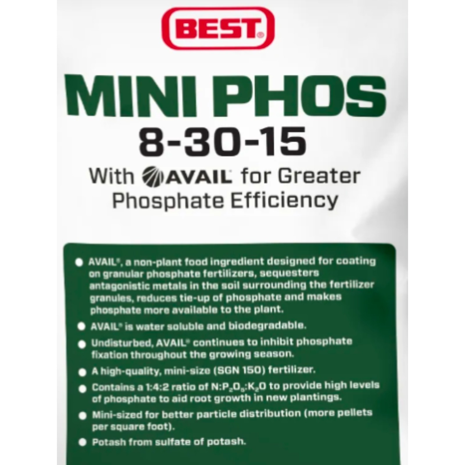 🔥5 Lbs Zip Bag, MINI PHOS 8-30-15 BEST brand professional lawn fertilizer