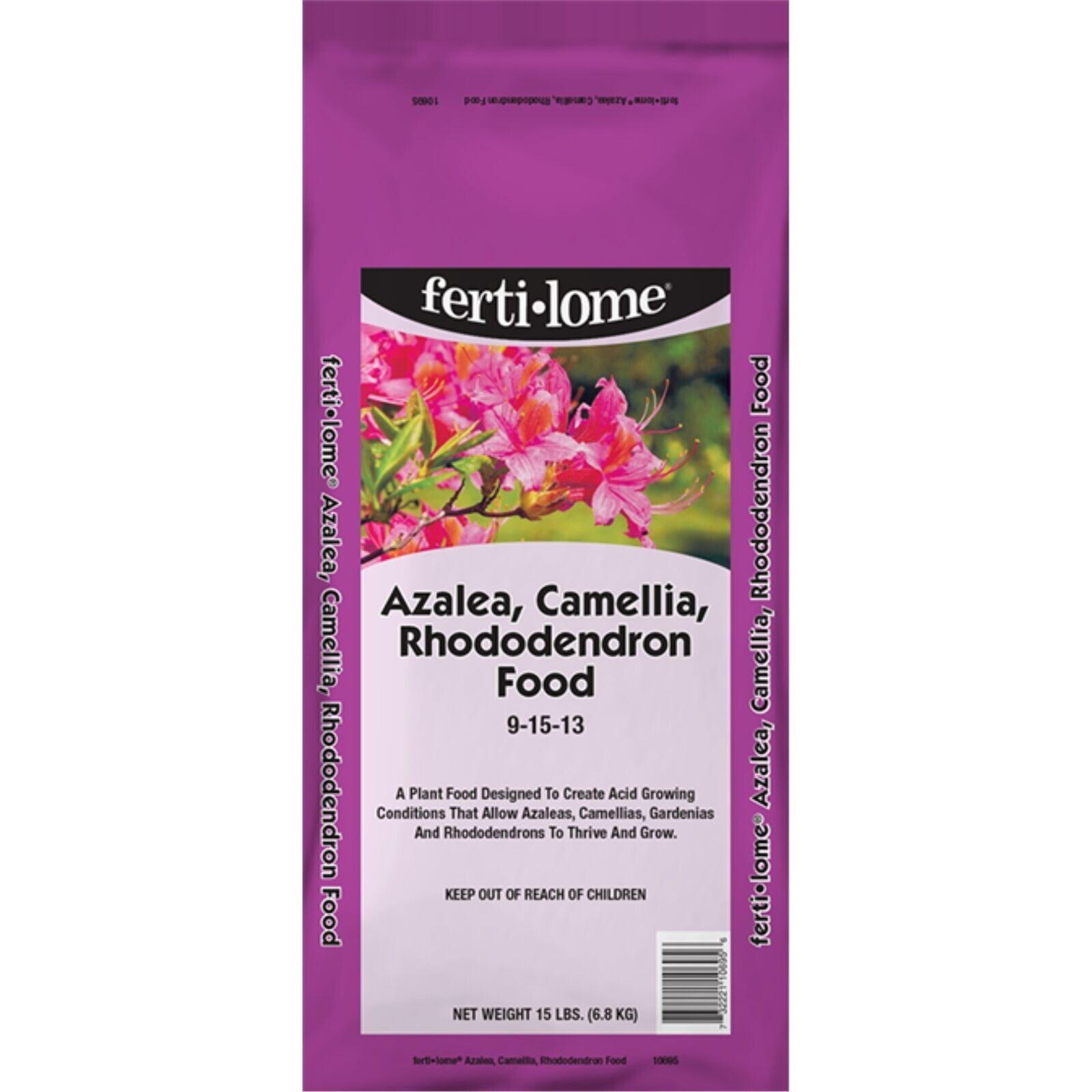 VPG (#10695) Fertilome Azalea Camellia Rhododendron Food 9-15-13, 15# bag