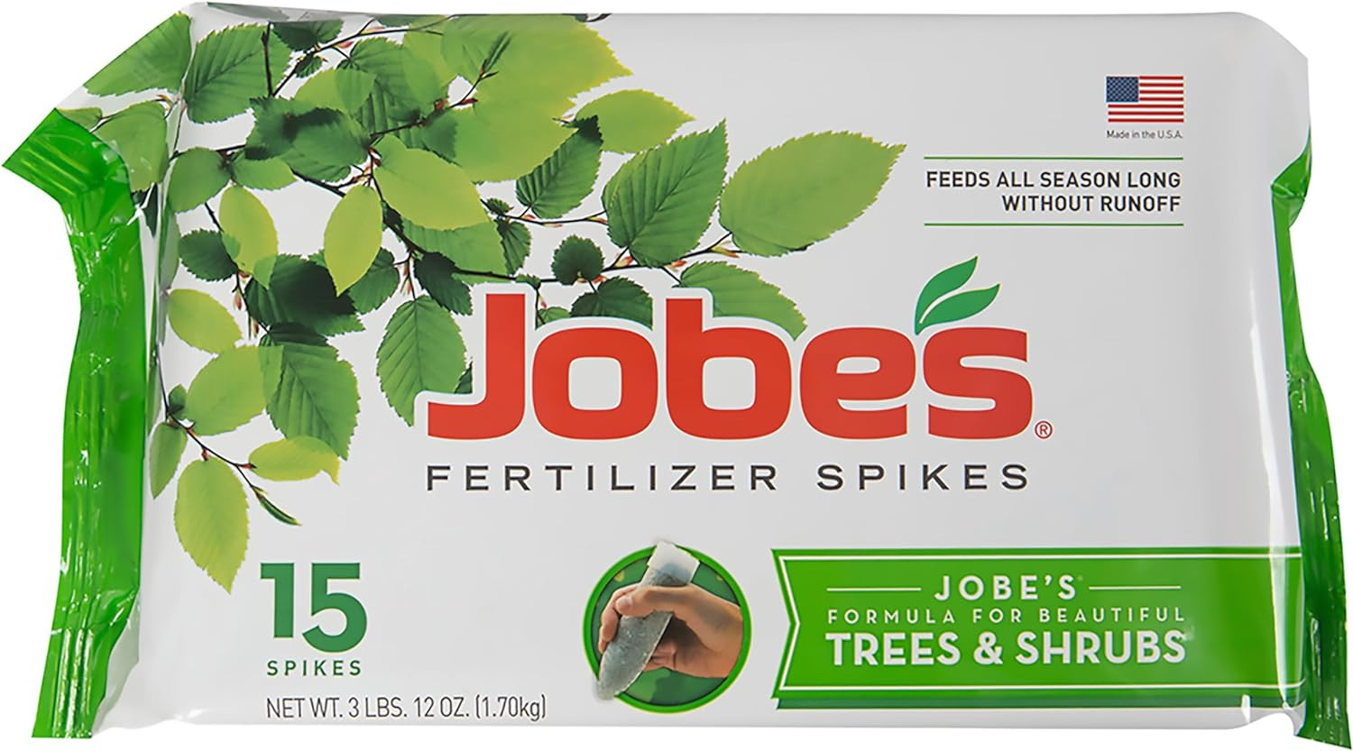 Tree & Shrub Fertilizer Spikes 15 Count Slow Release Plant Food