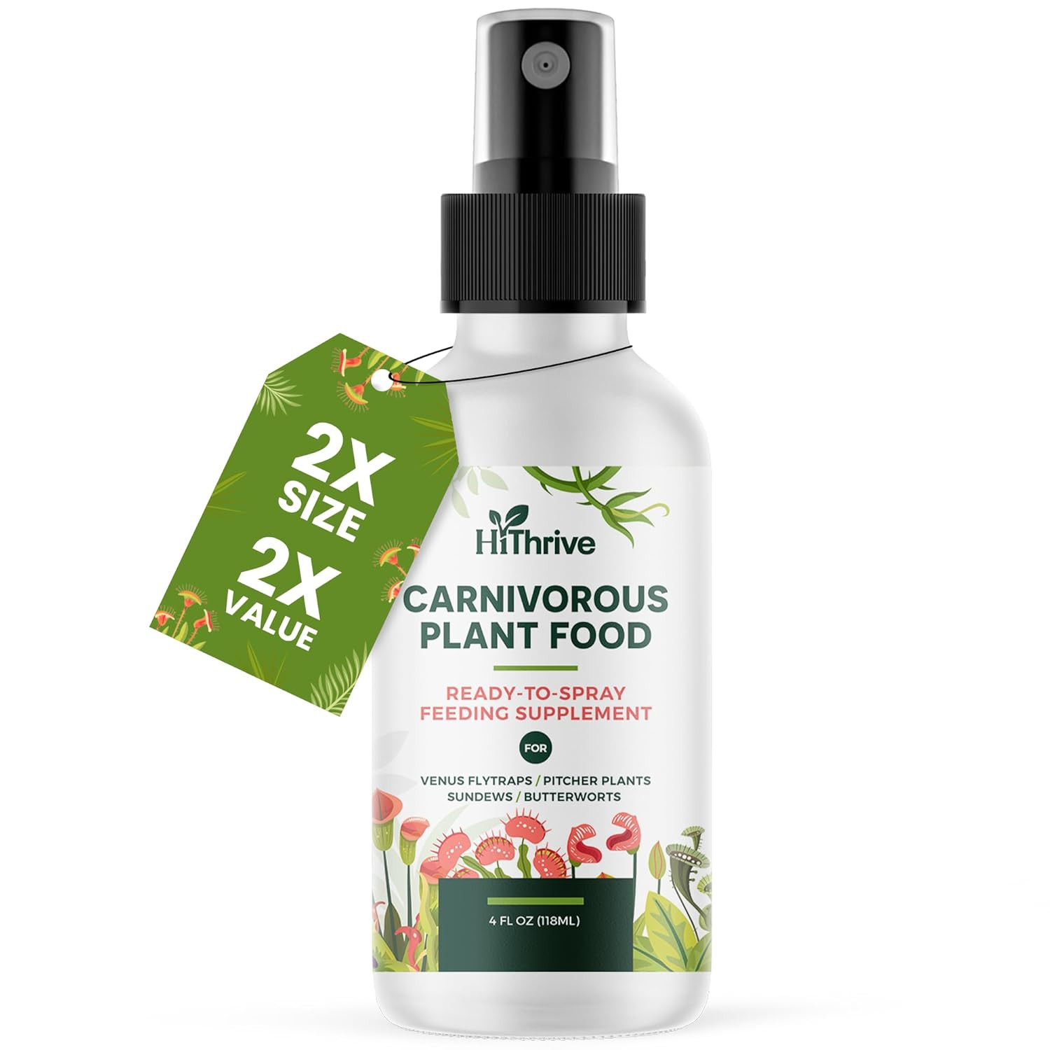 4Oz Carnivorous Plant Food Spray & Venus Fly Trap Food – up to 600 Sprays