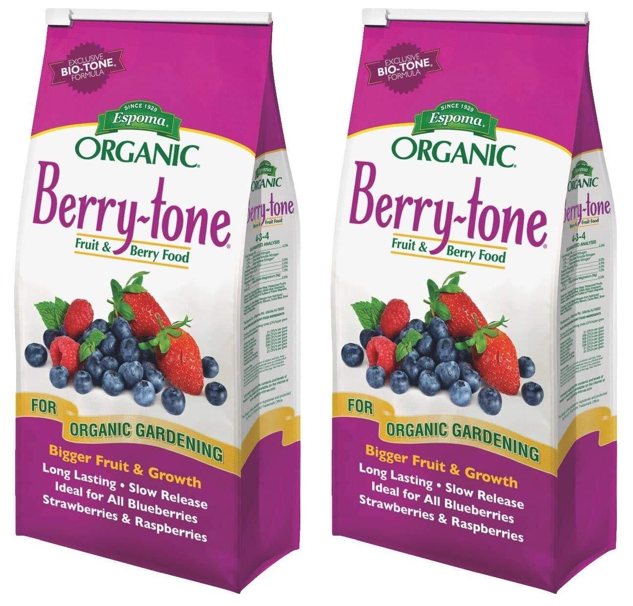 Espoma All Natural Plant Food 4-3-4 Berry-Tone, 4lb Bag(Pack of 2)