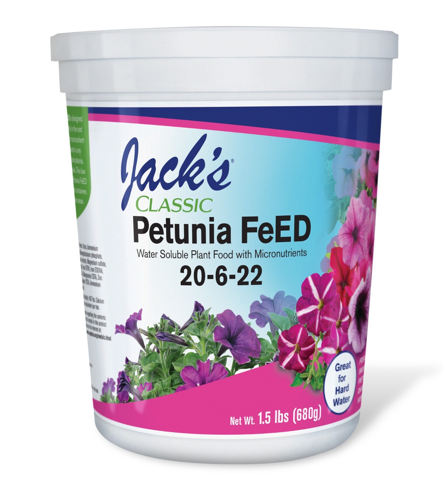 New Jack’s Classic Petunia Feed 20-6-22, 1.5 lb.