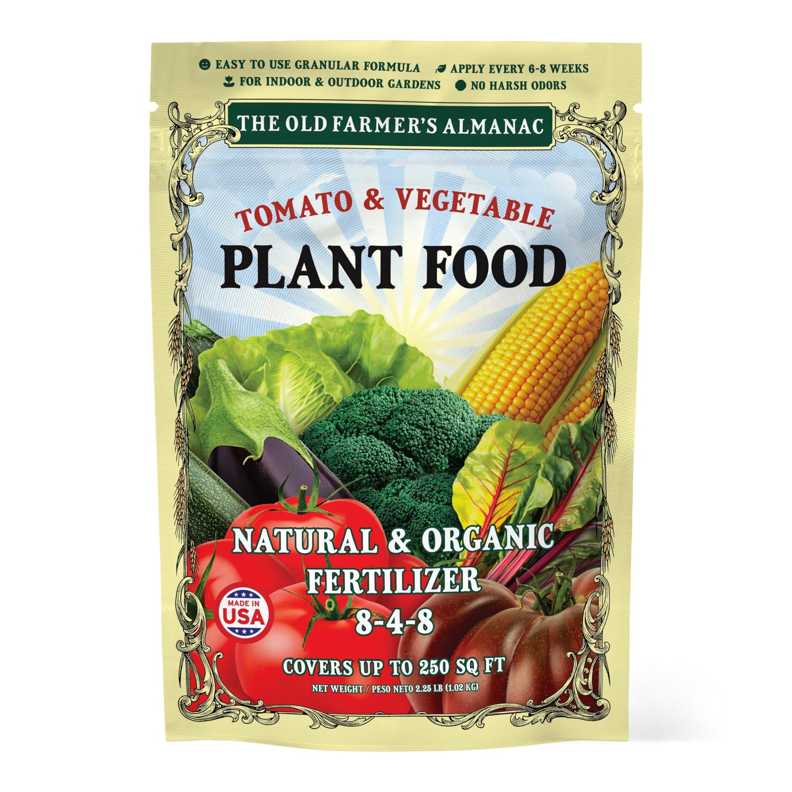 The Old Farmer’s Almanac Organic Tomato & Vegetable Plant Food Fertilizer