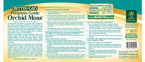 50450 Better Gro ORCHID Moss 190 Cu.In 50 Lb Outdoor Living