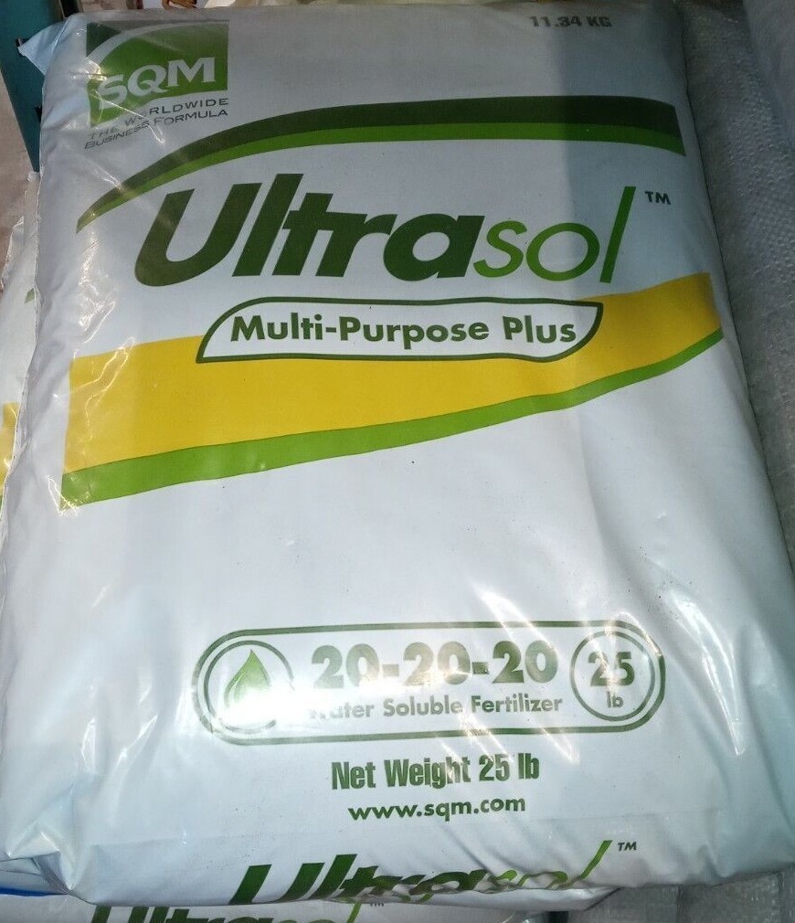 Ultrasol Multi-Purpose Plus 20-20-20 PICK SIZE INDOOR OUTDOOR ORCHID HEMP CANNA