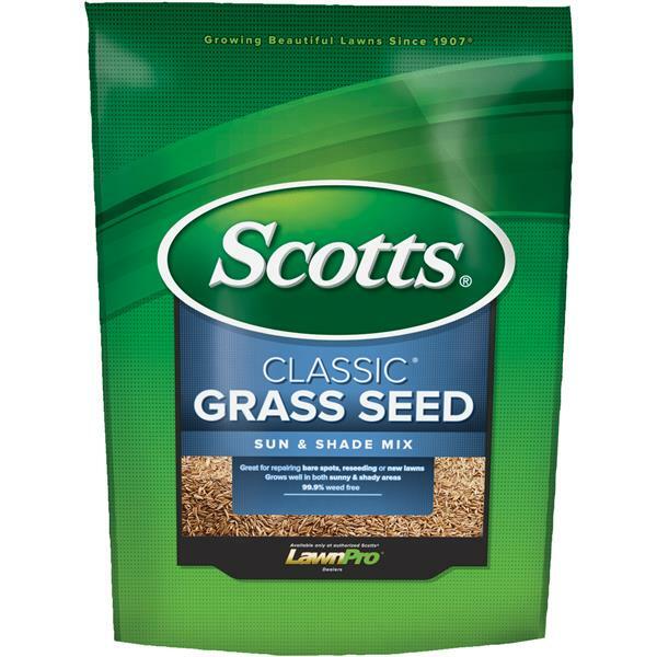 (2)-Scotts Classic 7 Lb. 2800 Sq. Ft. Coverage Sun & Shade Grass Seed