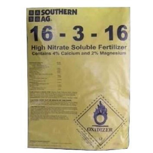 16-3-16 Soluble High Nitrate Fertilizer – 25 Lbs.