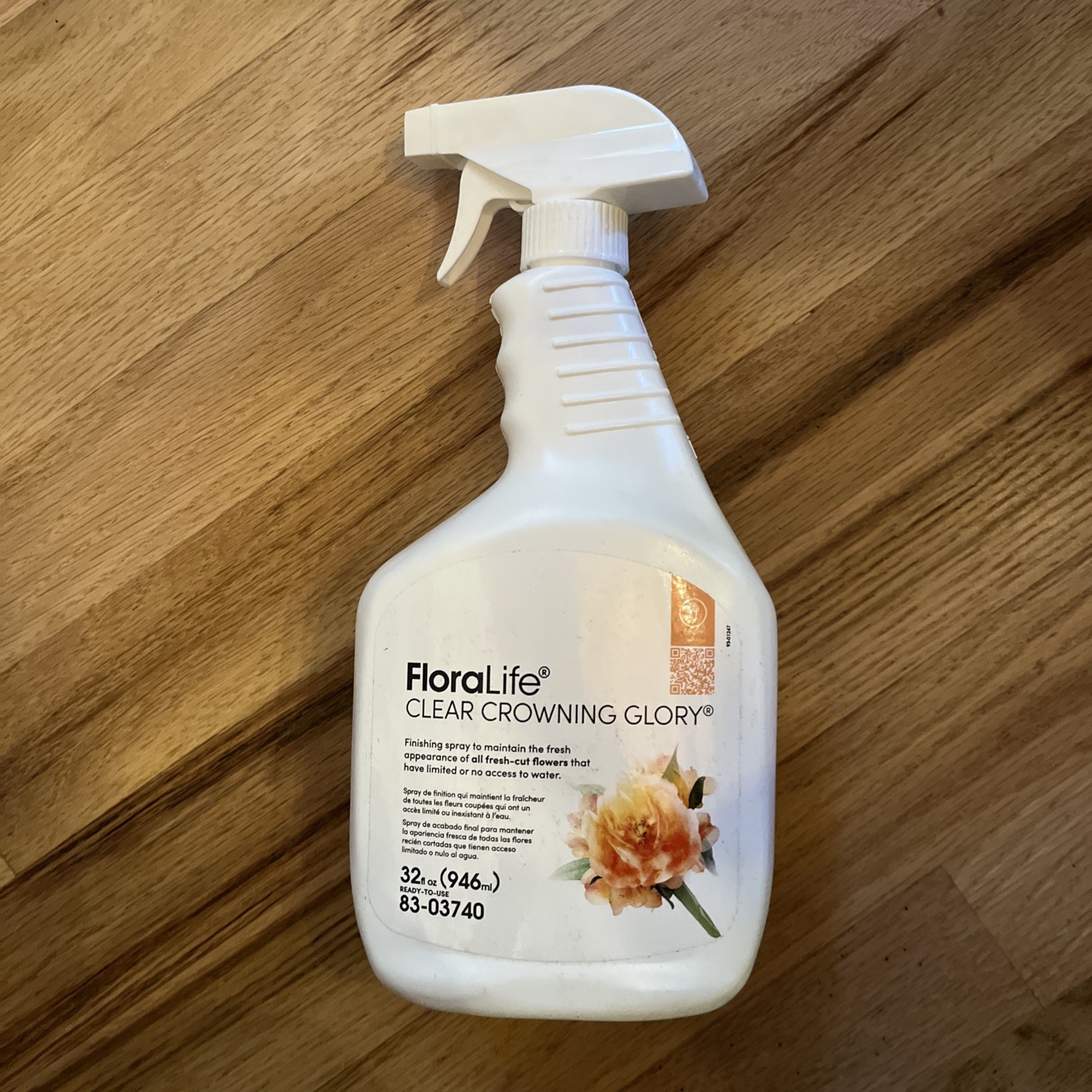 Clear Crowning Glory – Liquid Shield Finishing Spray for Fresh-Cut Flowers