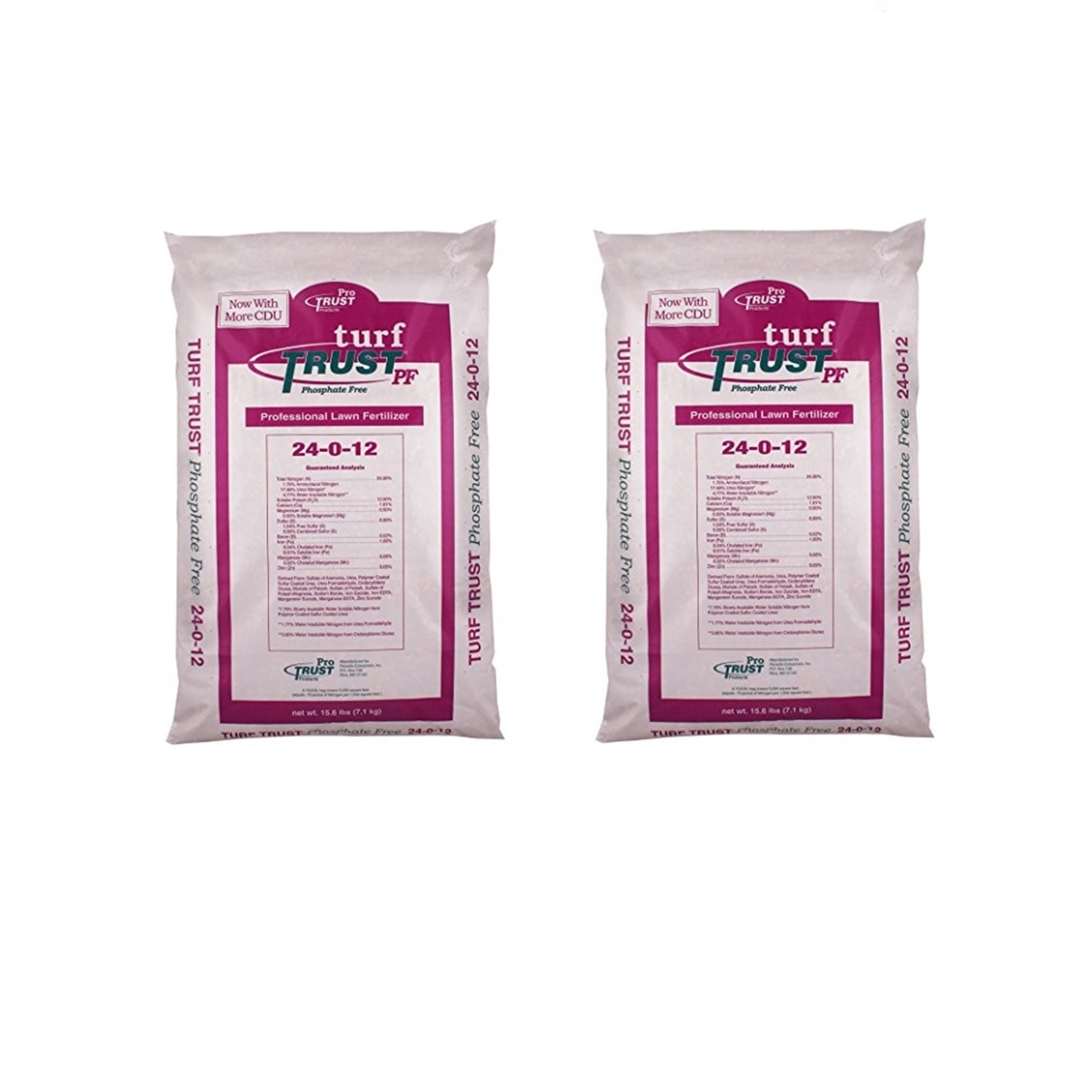 Turf Trust 5M Lawn Maintenance Fertilizer 24-0-12 (Pack of 2)
