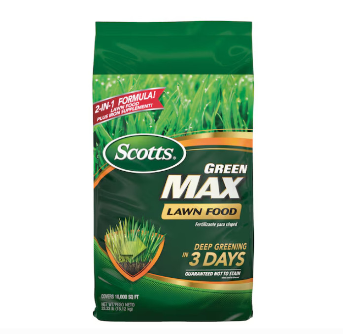 Scotts Green Max Lawn Food 33.3-lb 10000-sq ft 27-0-2 Lawn Starter Fertilizer