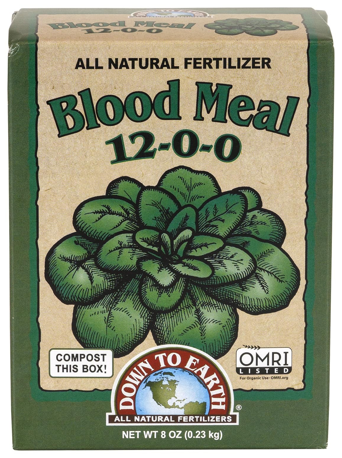 Down To Earth All Natural Fertilizers Organic Blood Meal – High Nitrogen Plan…