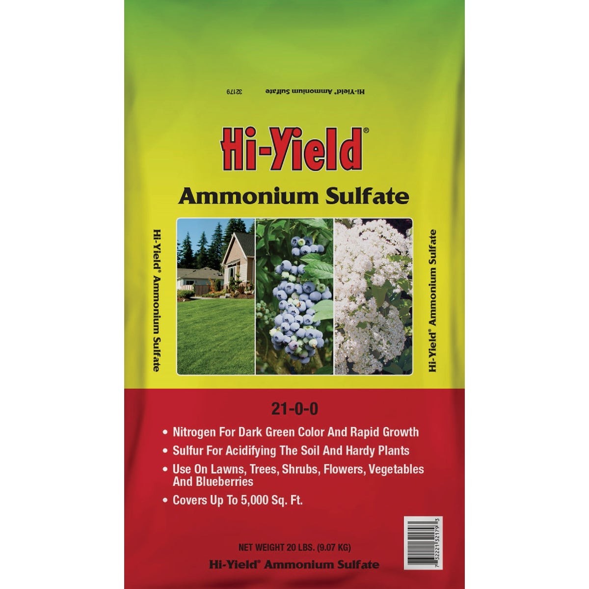 Hi-Yield 16 Lb. 21-0-0 Ammonium Sulfate 34179 Hi-Yield 34179 732221341791
