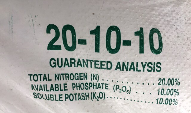 20-10-10 Fertilizer a great lawn starter fertilizer & nitrogen lovers like corn