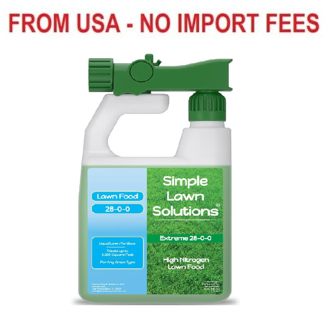 Maximum Green & Growth Fertilizer High Nitrogen 28-0-0 Liquid Lawn Food Spray Sp