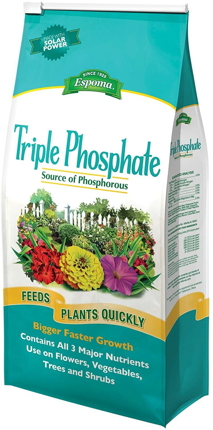 Espoma Triple Phosphate Plant Food/Fertilizer, 0-45-0, 6.5 Lb Bag