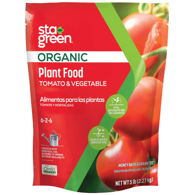 Sta-Green 5-lb 6-2-6 Organic Natural Tomato and Vegetable Food