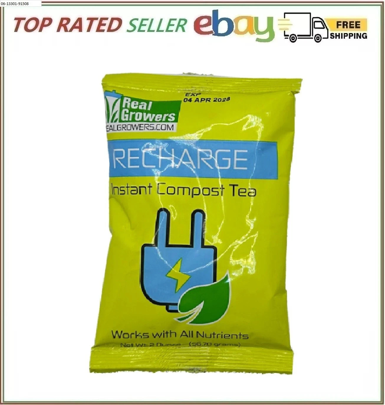 Real Growers Recharge Natural Plant Growth Stimulant (2-Oz)