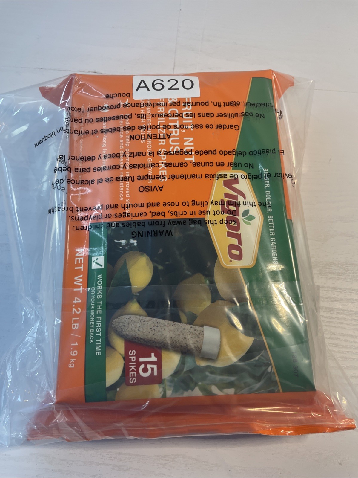 All Season Fruit, Nut and Citrus Fertilizer Spikes (15-Count) 4.2 Lb.