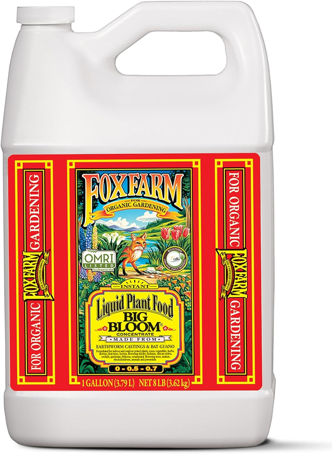 Fox Farm Big Bloom Liquid Plant Food – Organic Bloom Fertilizer for Flowering &