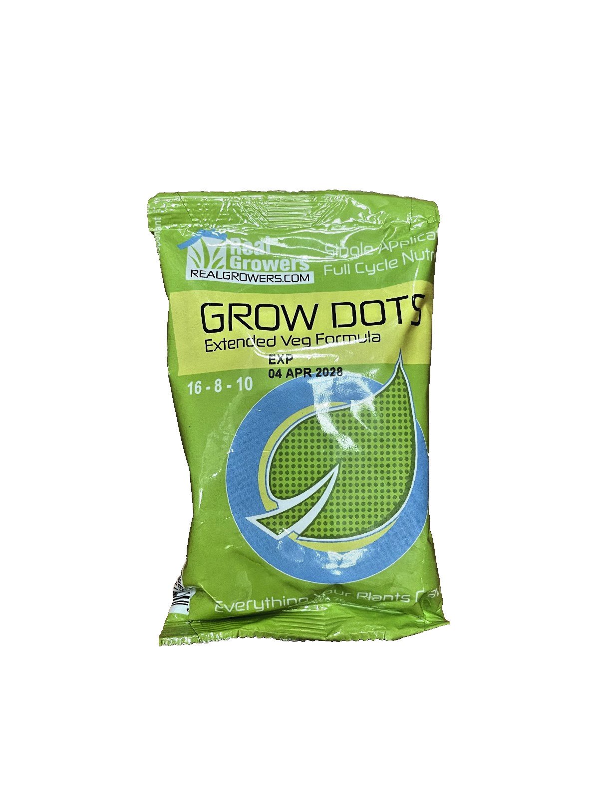 Grow Dots Extended Veg Formula Plant Food Full Cycle Real Growers Inc 75 grams