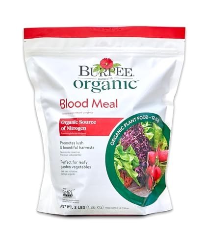 Organic Blood Meal Fertilizer – Natural Nitrogen Boost for Tomatoes, Spinach & G