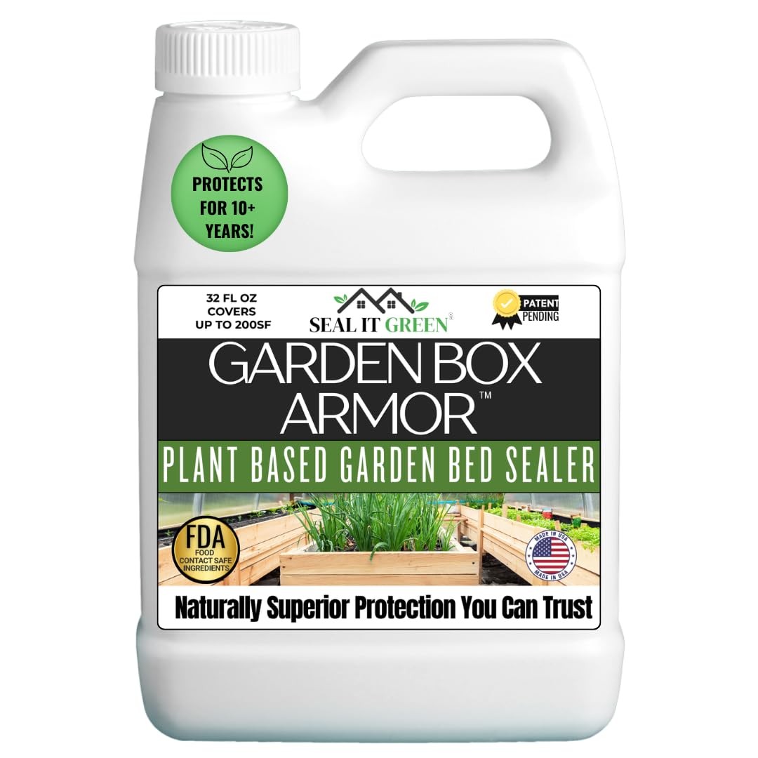 Garden Box Sealer | FDA Food Contact Safe Plant-Based Wood Sealant for Raised…