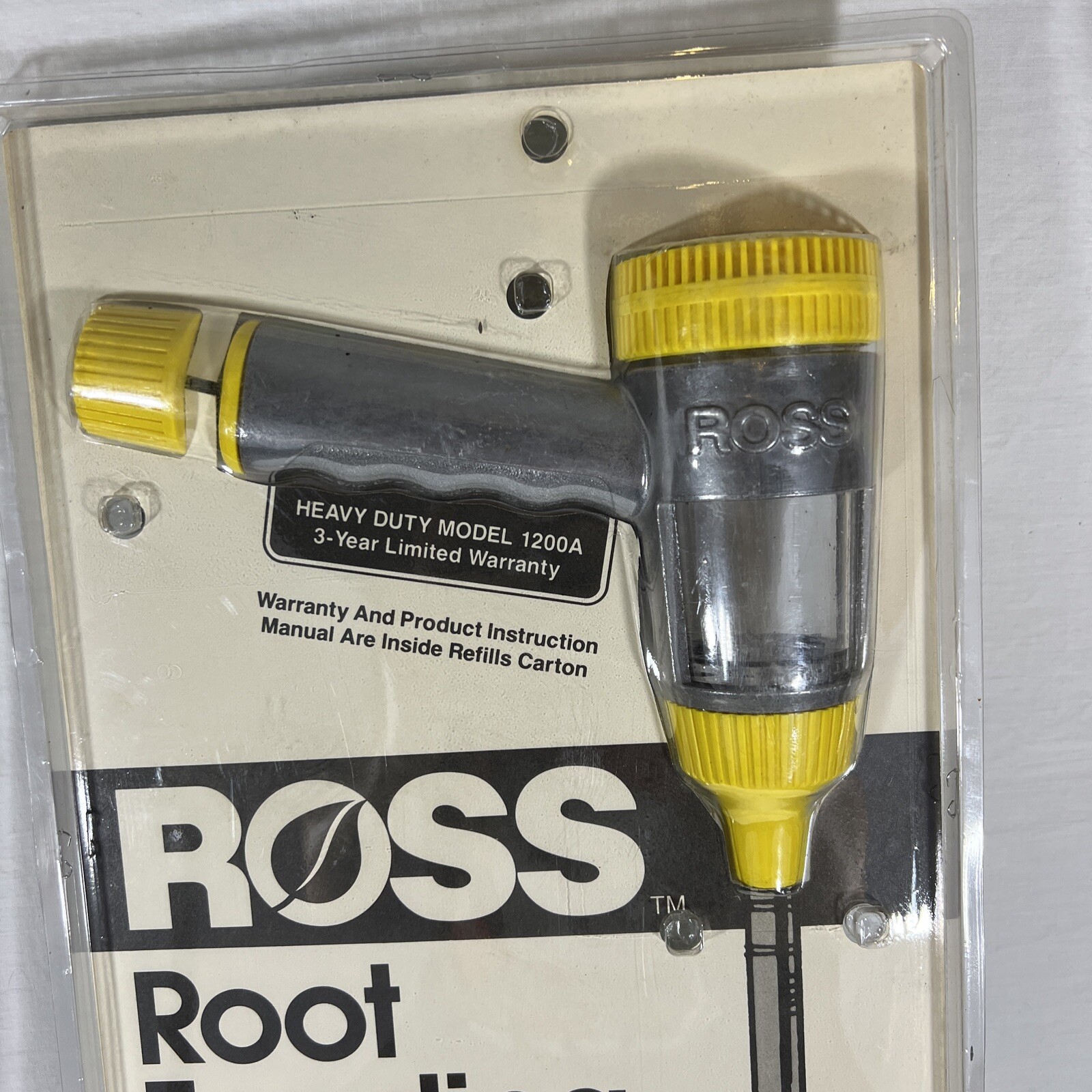 (NEW) Vintage Ross Root Feeder Heavy Duty Model 1200A W/Bonus Cartridges SEALED