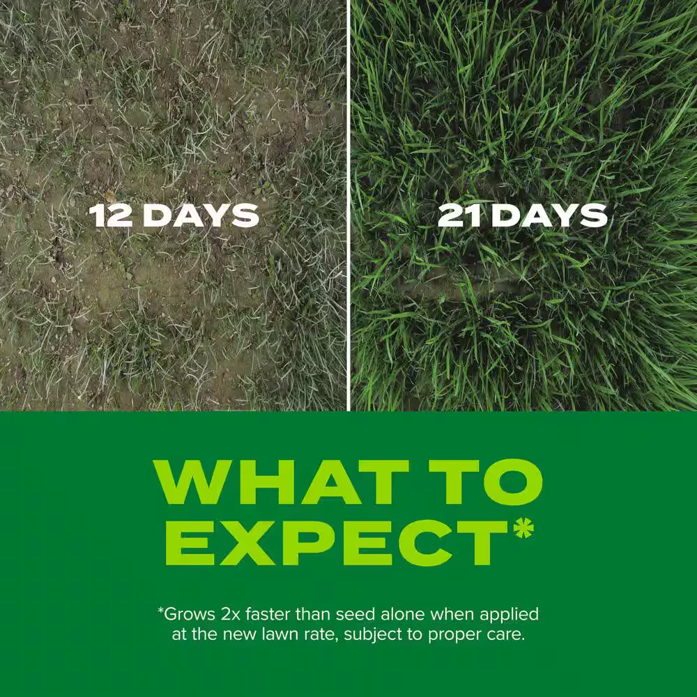 Turf Builder 5.6 Lbs. Rapid Grass Sun & Shade Mix Combination Seed and Fertilize