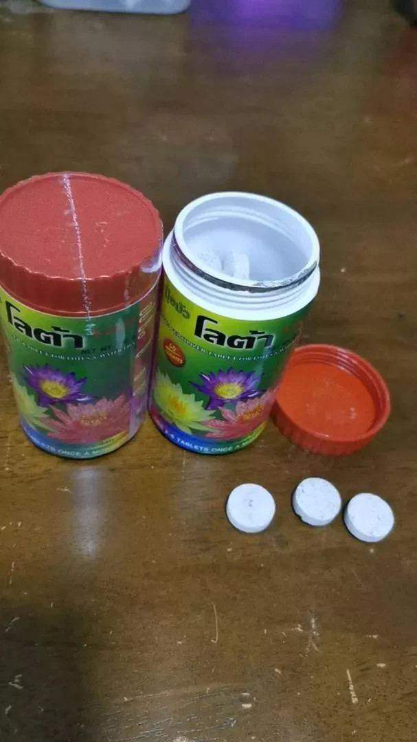 Lotus Fertilizer Aquatic Plants Accelerate Flowers Leaves Color 50 Tab (250g)