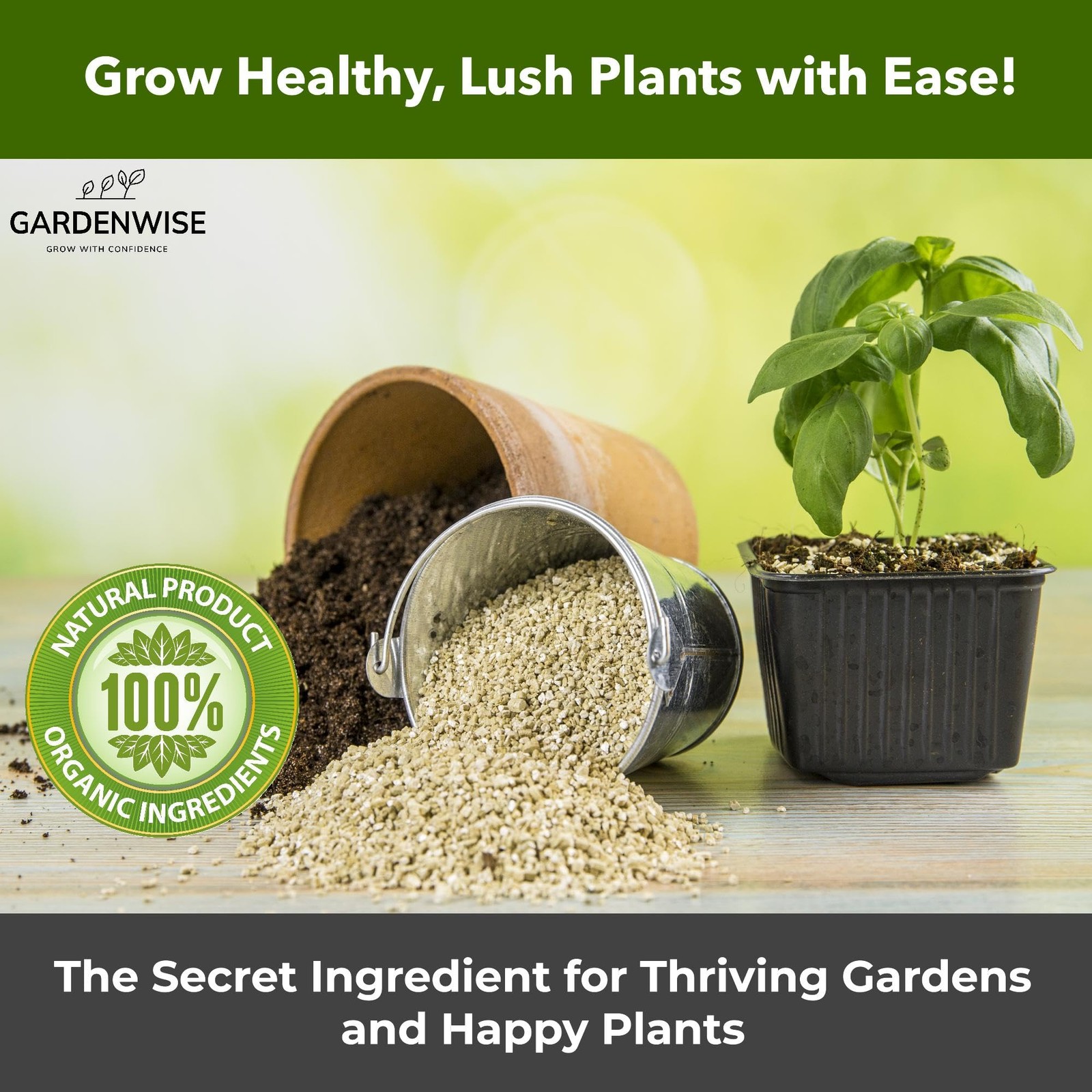 Organic Superfine Vermiculite for Indoor Gardening, Soil Aeration, and