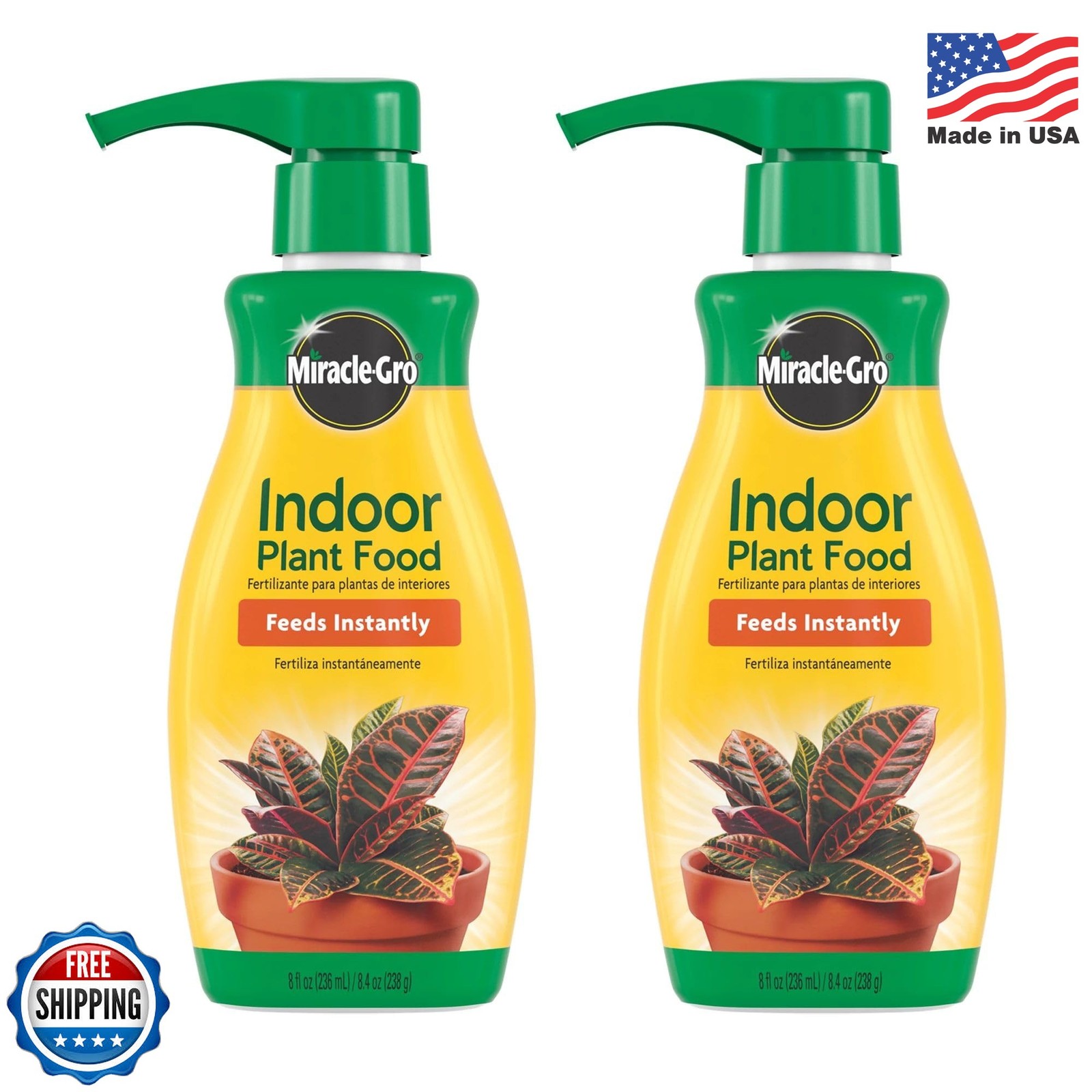 Miracle-Gro Indoor Plant Food, Liquid Plant Food for Houseplants, Snake Plants,