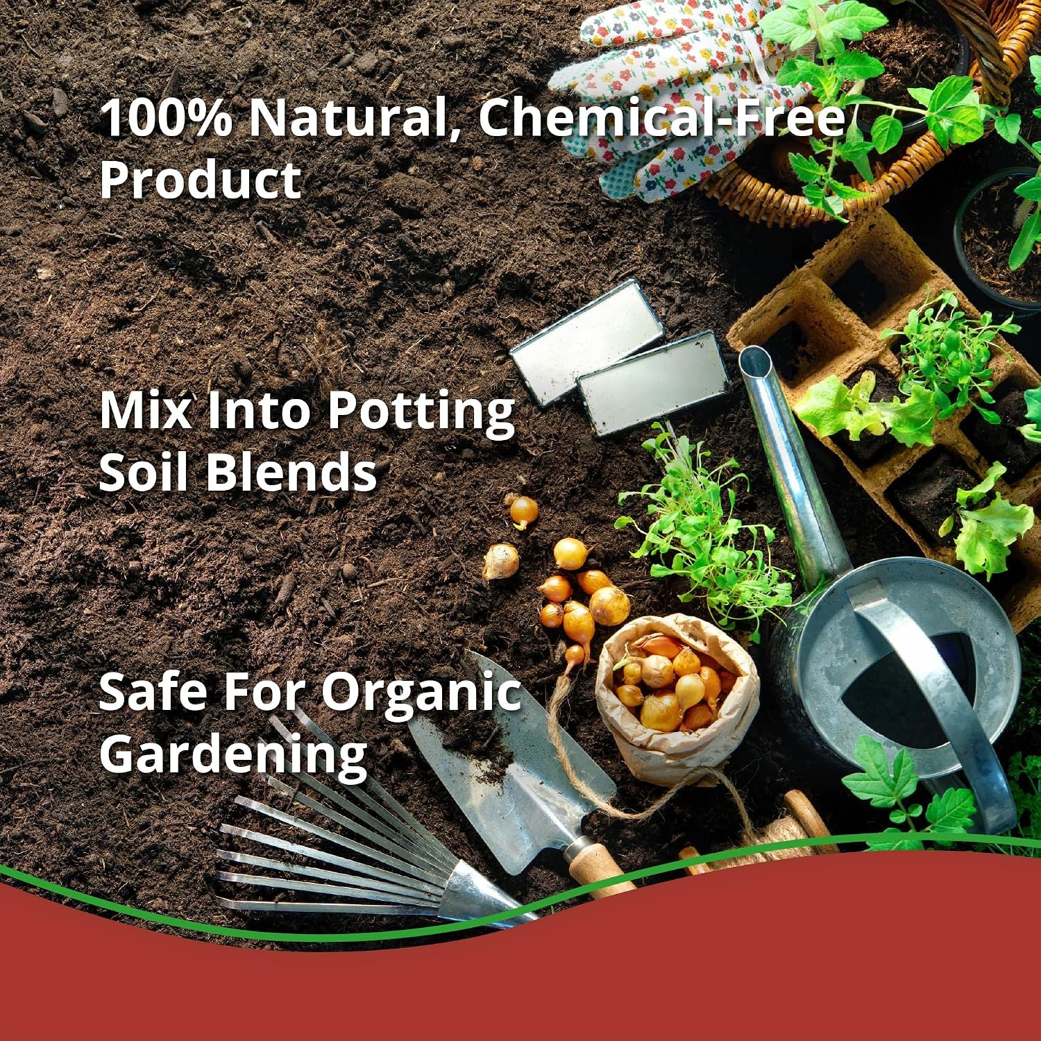 OMRI-Listed Organic Worm Castings 8 Qts for Indoor Outdoor Plants Gardening