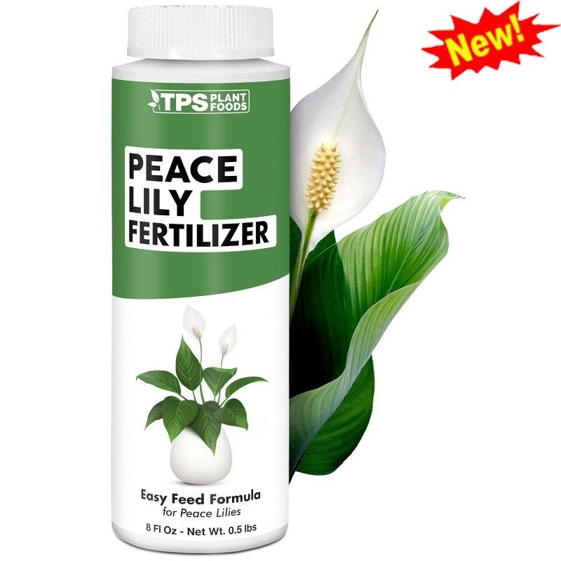 Liquid Plant Food Fertilizer Peace Lily More Blooms Deep Green Leaves 8 Oz New