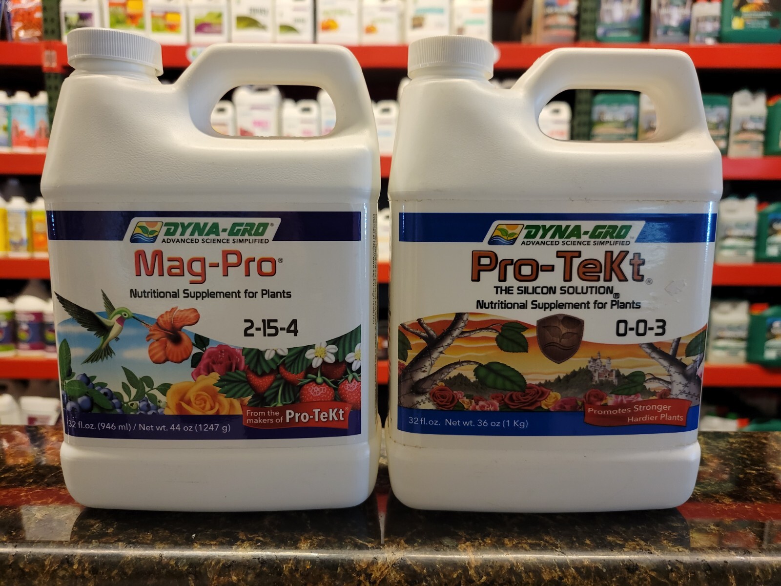 Dyna-Gro Advance Science Simplified 1 Gallon Combo MagPro 2-15-4 & ProTekt 0-0-3