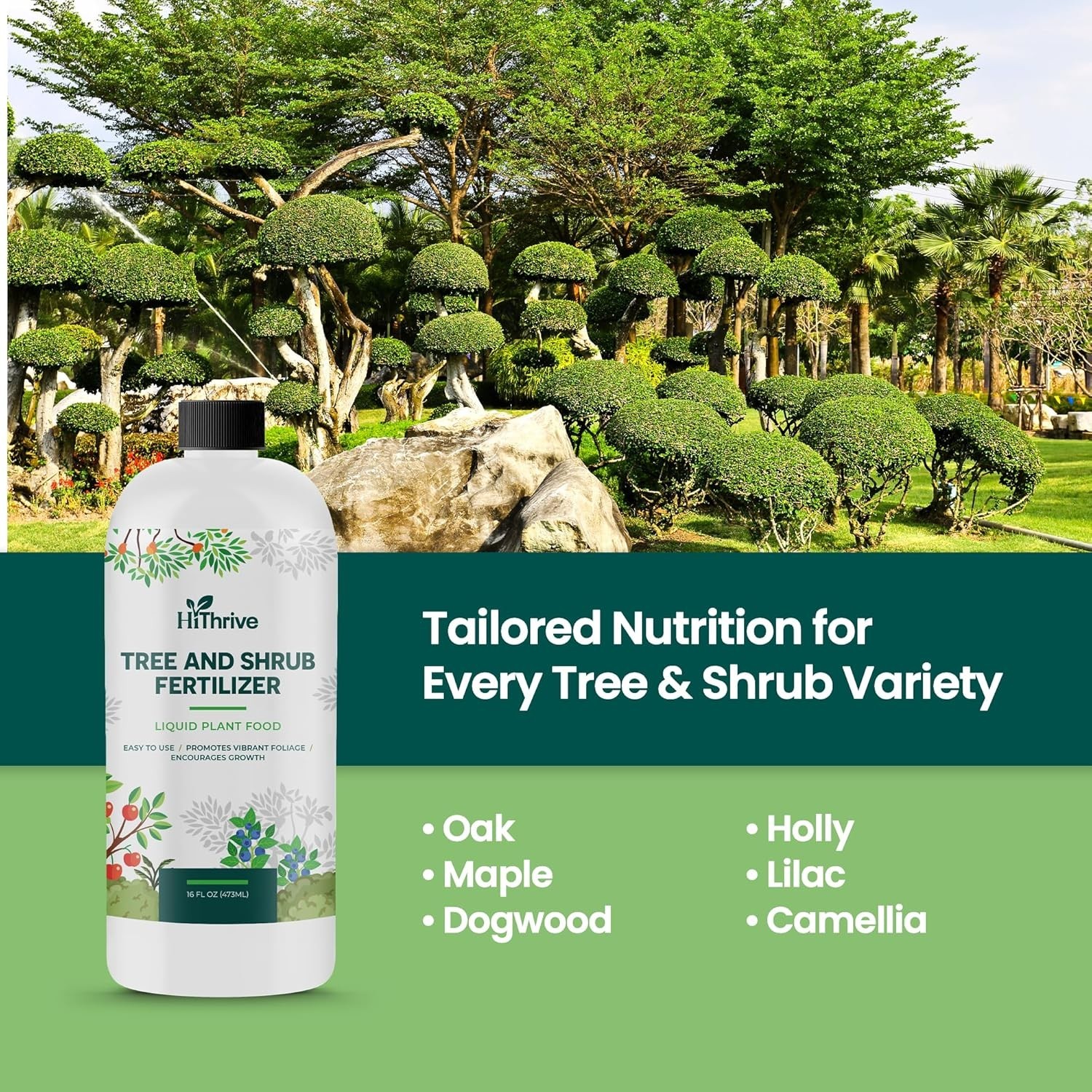 Nutrient-Rich 16oz Liquid Fertilizer for All Trees & Shrubs – 16 Gallon Yield
