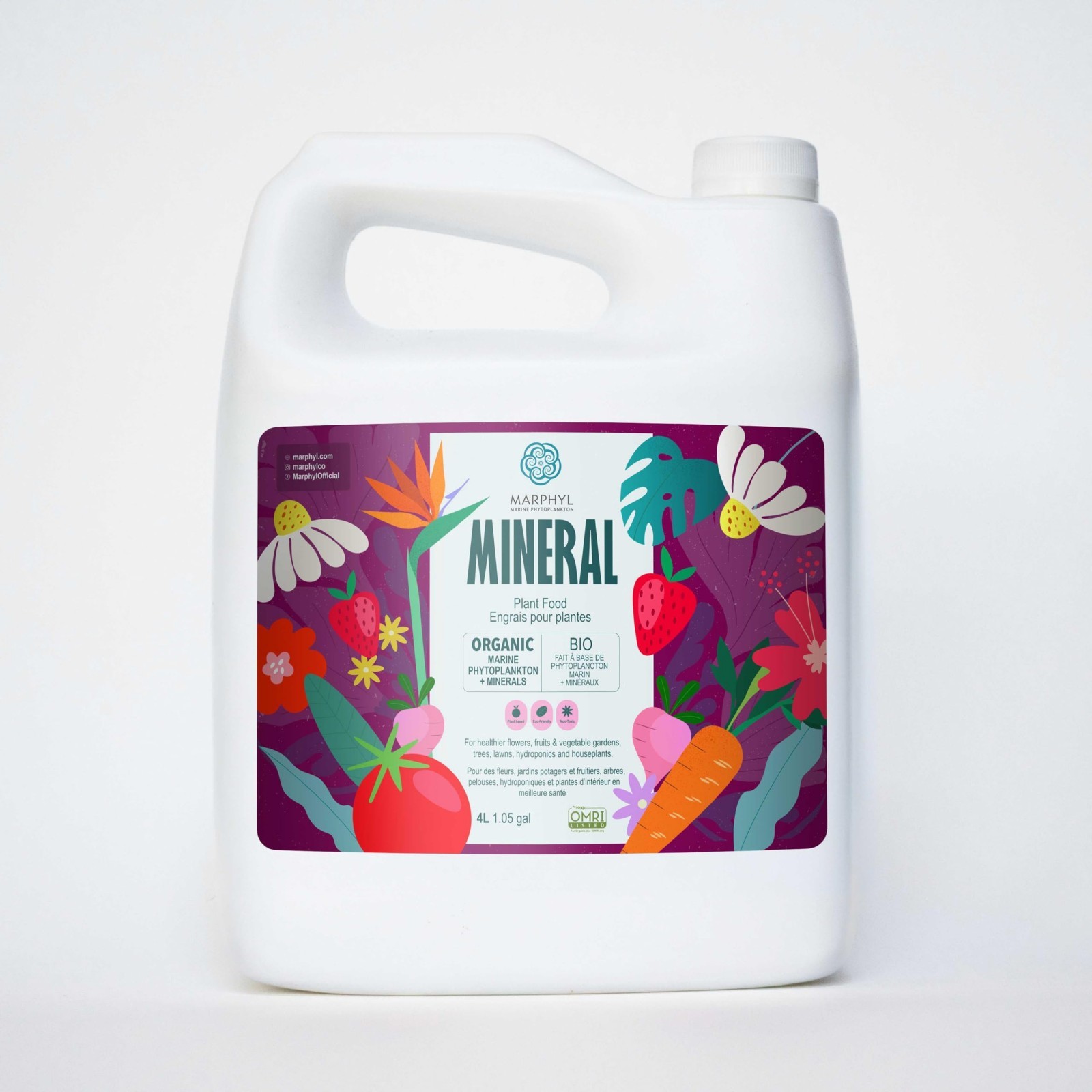 Organic Liquid Fertilizer – Essential Trace Minerals for Healthy Plants, Flowers