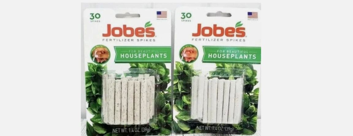 New ! 2 X 30 Spikes Jobes Fertilizer Spikes for House Plants Feed at the Roots