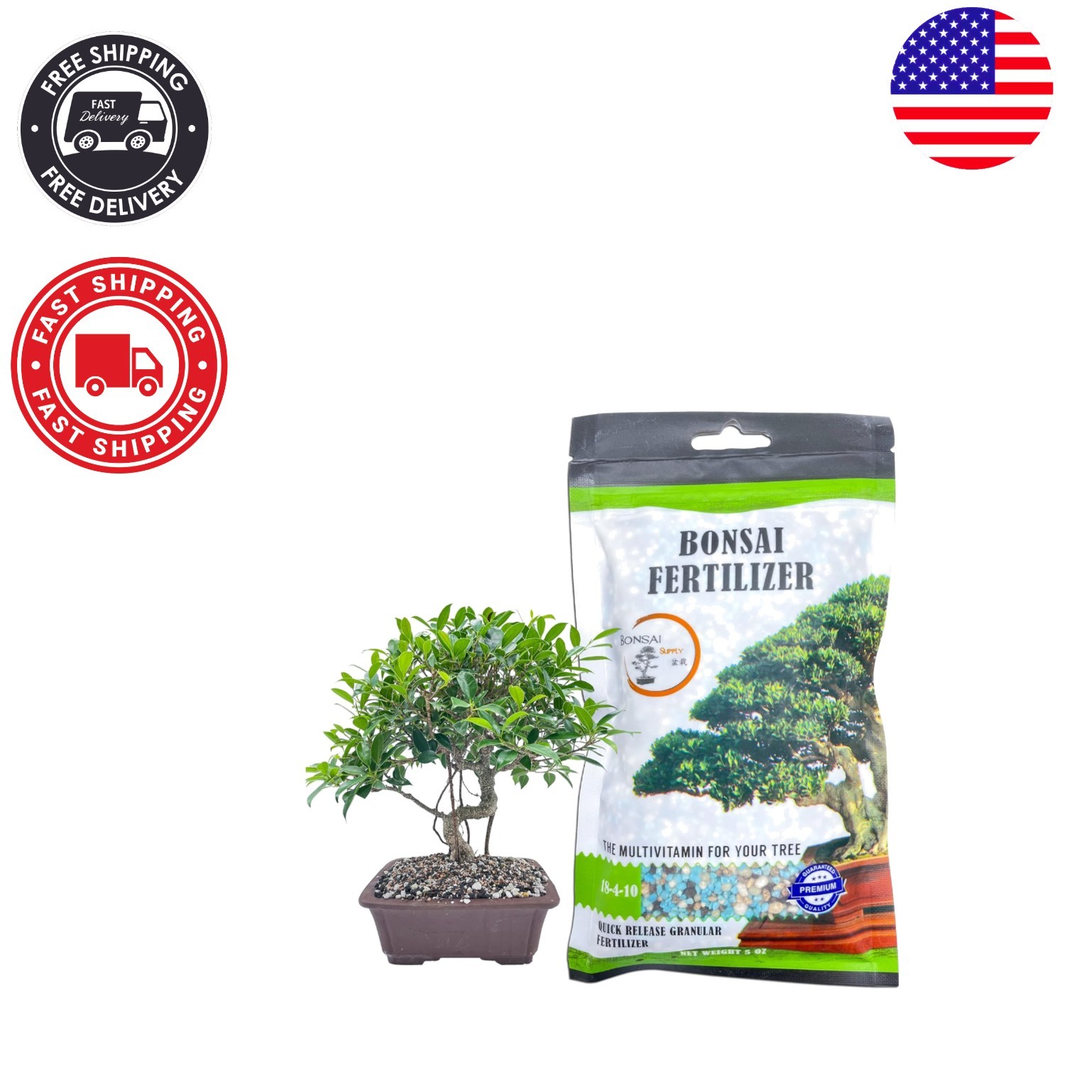 5oz Bonsai All-Purpose Fertilizer | Quick Results & Vital Micro Nutrients