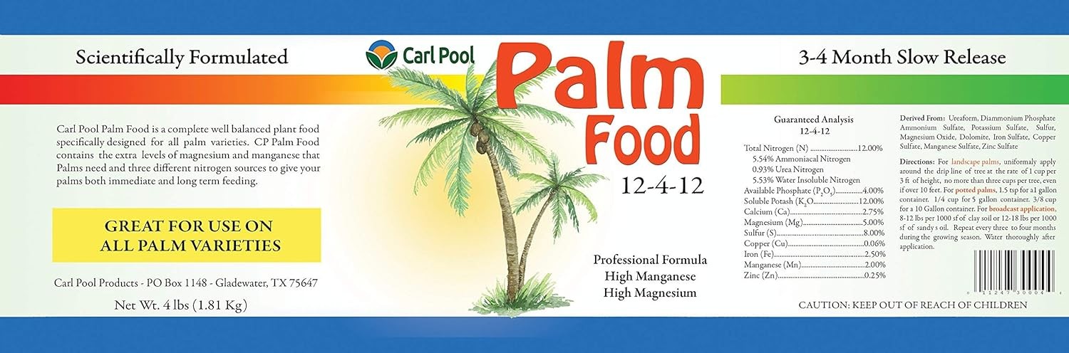 Palm Food 12-4-12 4 Lbs