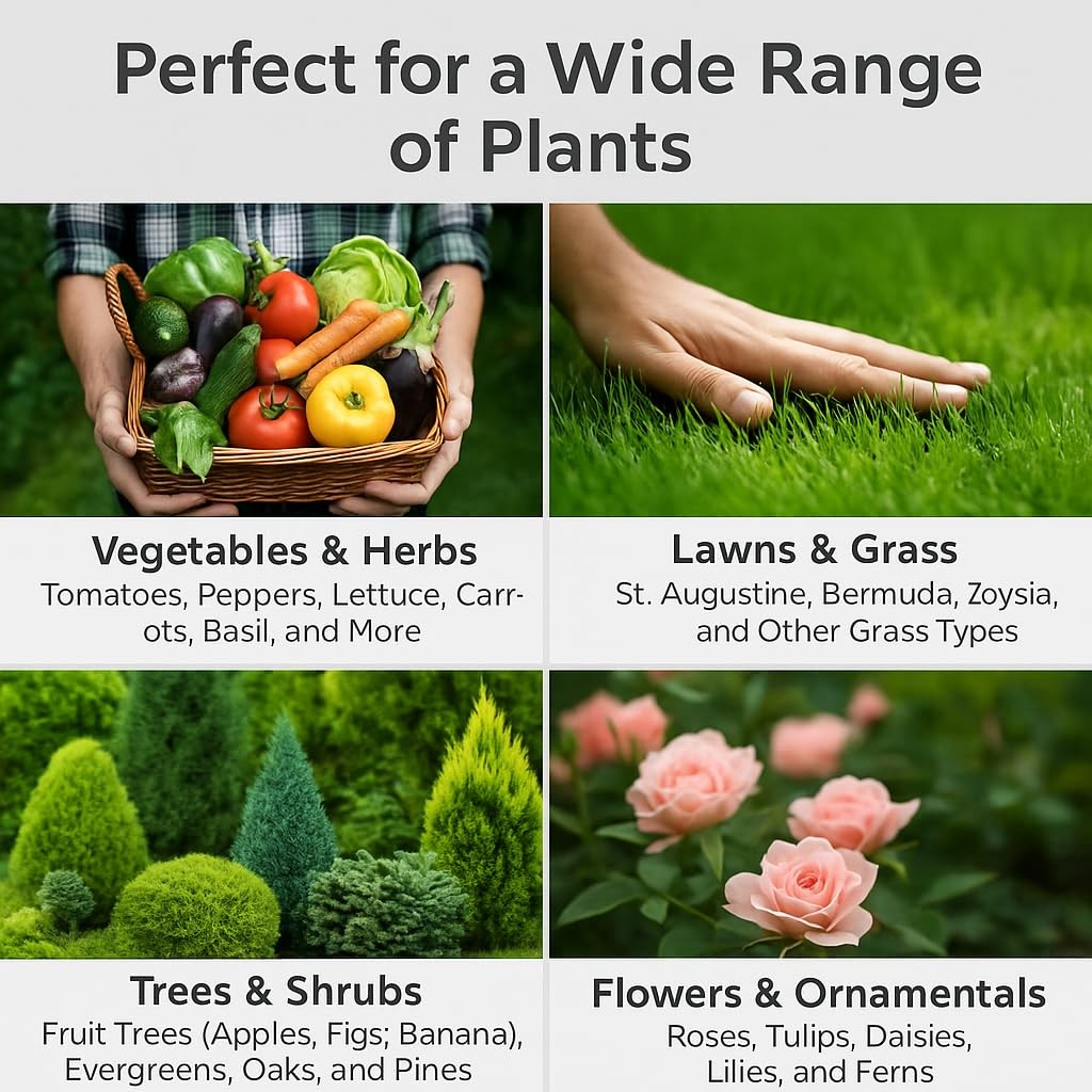 All Purpose 101010 Fertilizer Slow Release Plant Food for Gardens Vegetables F